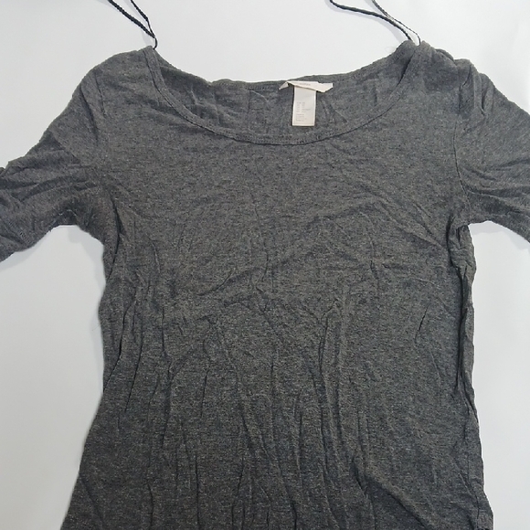 H&M Charcoal Short Sleeve Top - Picture 1 of 1